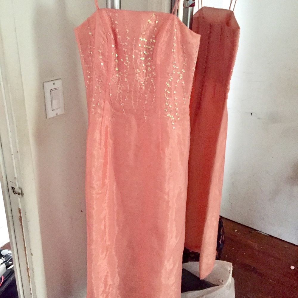 Peach Dress